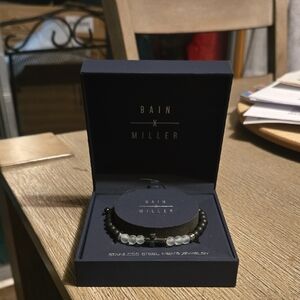 Black and Silver Men's Bracelet